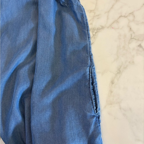 Time and Tru Light Blue Denim Sleeveless Dress Size L - Picture 9 of 11
